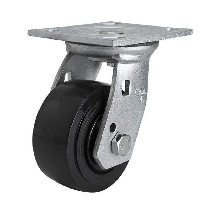 EDL Heavy 4'' 320kg Plate Swivel PU Caster 73114-734-66