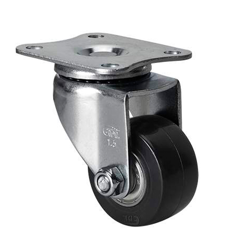 EDL Mini 1.5'' 35kg Plate Swivel PU Caster 261115-2615-66