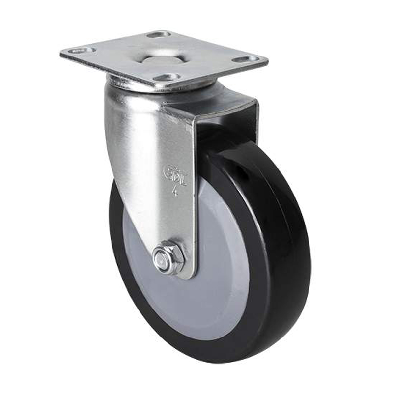 EDL Light 4'' 60kg Plate Swivel PU caster 36114-364-64