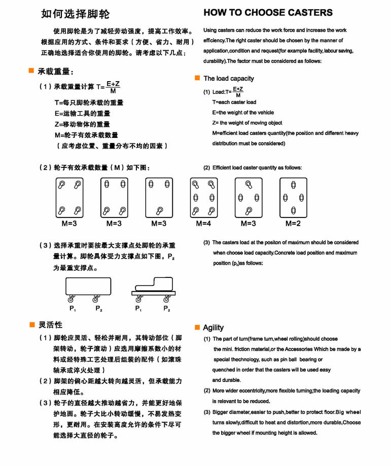 如何選擇易得力腳輪