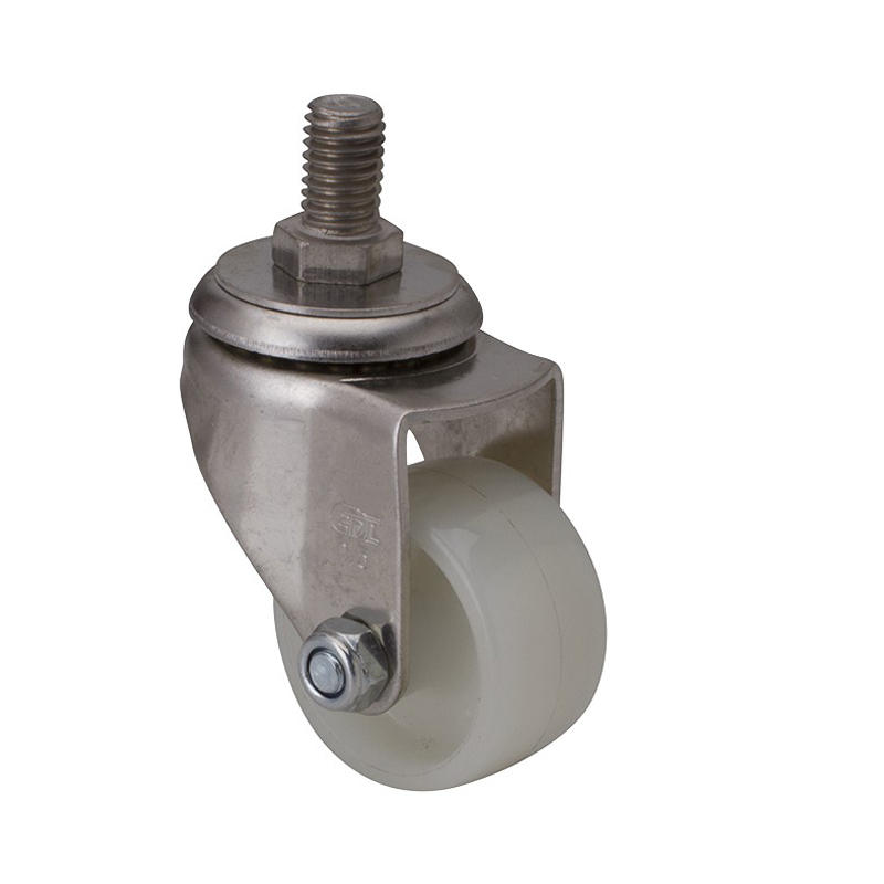 EDL Stainless Steel Mini 1.5'' 45kg Threaded Swivel PA Caster S267315-S2615-23