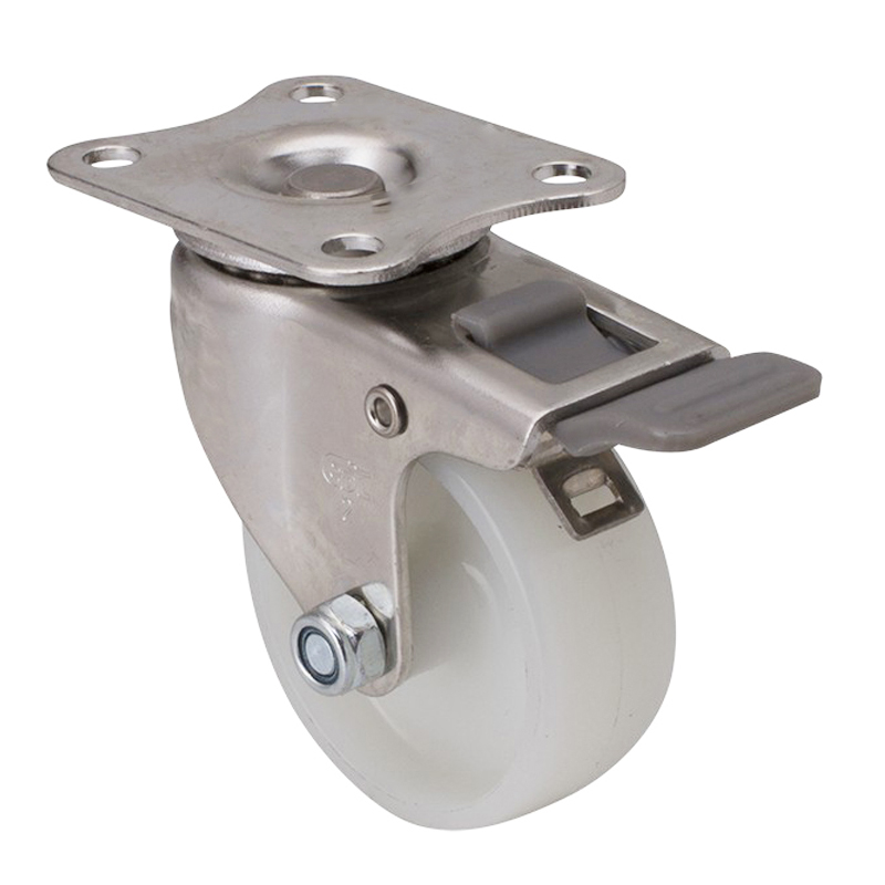 EDL Stainless Steel Mini 2'' 50kg Plate Brake PA Caster S26722H-S262-23