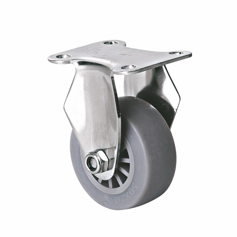 EDL Stainless Steel Mini 2'' 50kg Rigid TPE Caster S26702-S262-53