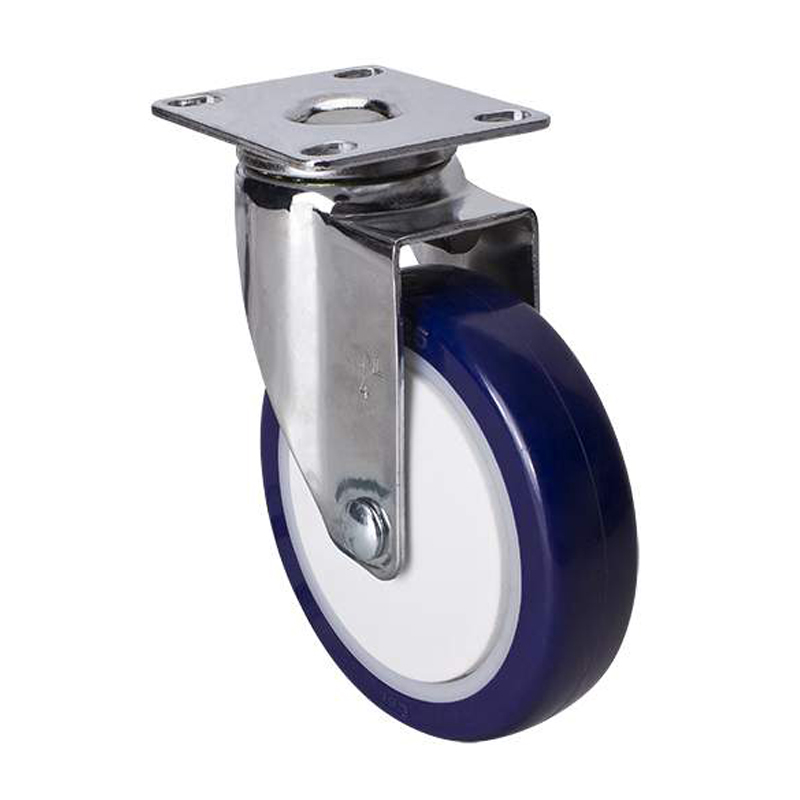 EDL Light 4'' 80kg Plate Swivel TPU Caster 37214-374-87