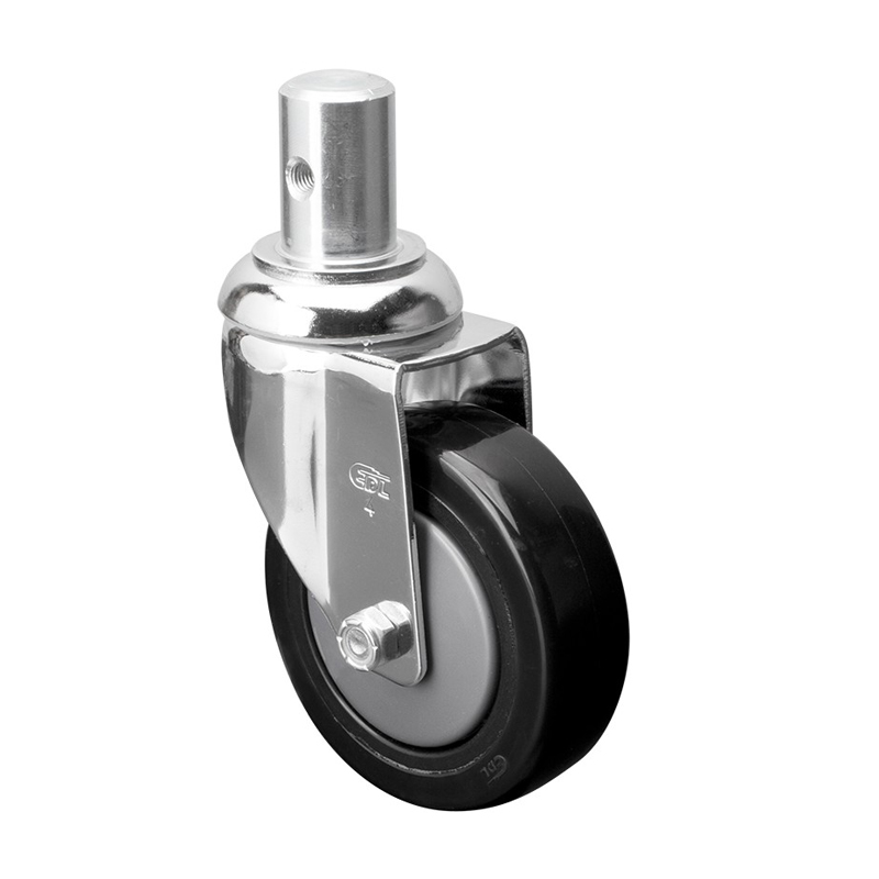 EDL Medium 4'' 110Kg Stem Swivel PU Caster 57254-574-67