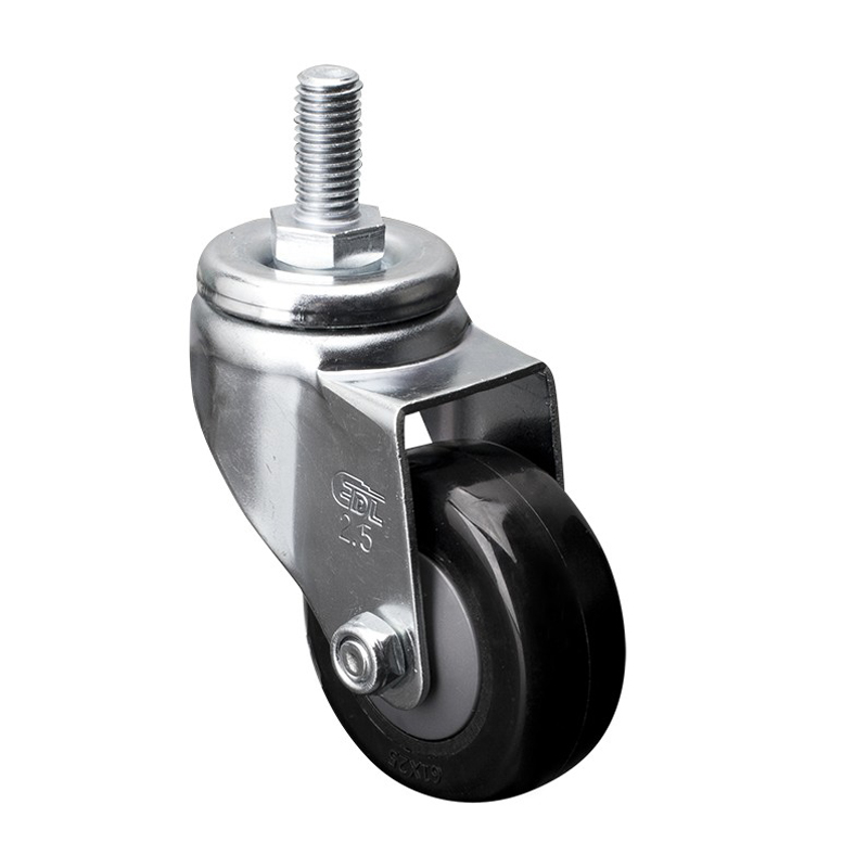 EDL Light 2.5'' 70kg Threaded Swivel PU Caster 371325-3725-67