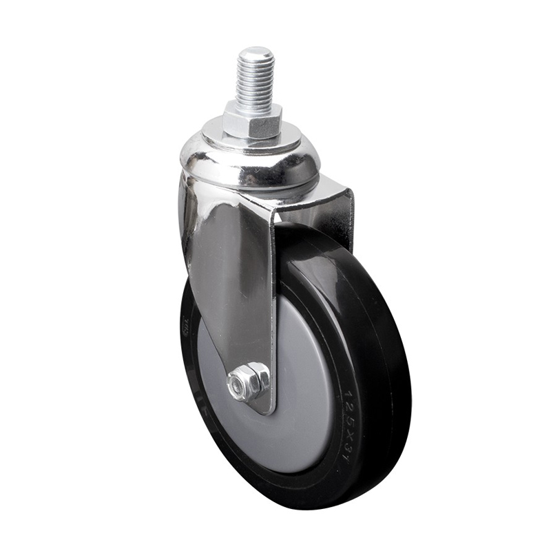 EDL Medium 5'' 110Kg Threaded Swivel PU Caster 57235-575-67