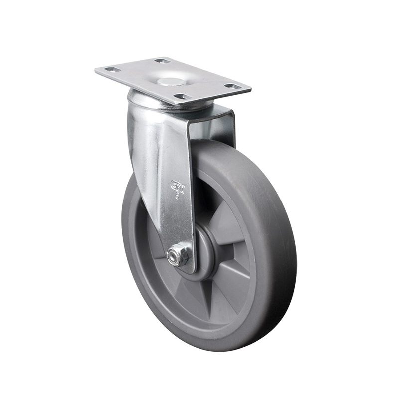 EDL Medium 6'' 110Kg Plate Swivel TPE Caster 57116-576-57