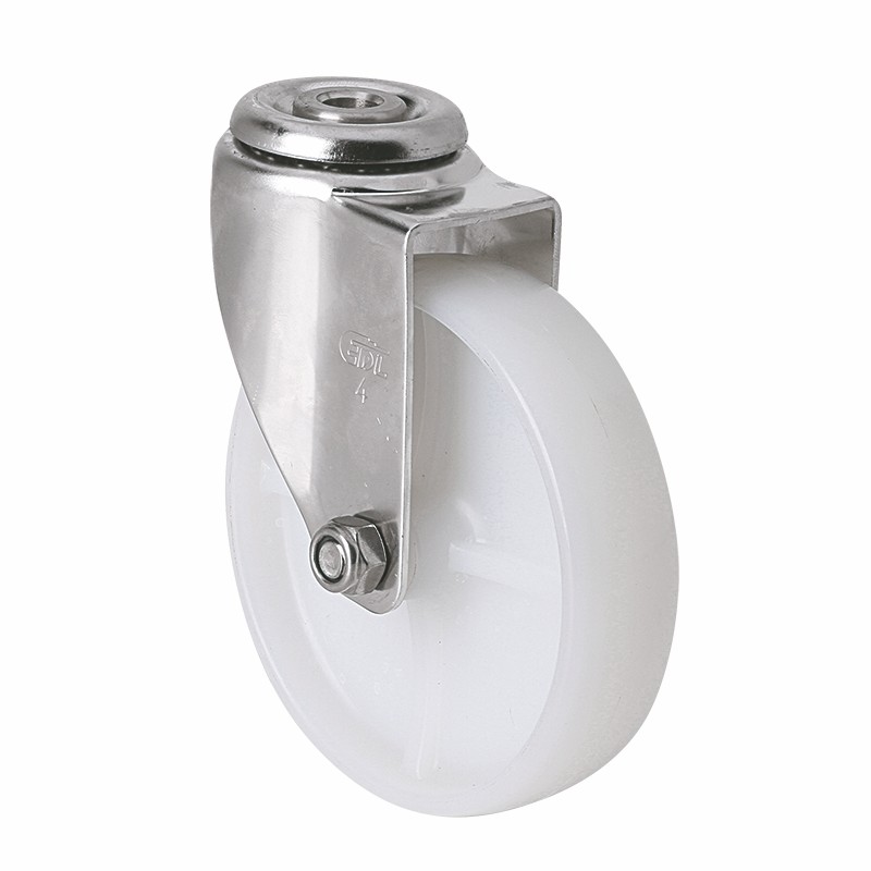 EDL Stainless Steel Light 4'' 80kg Bolt Hole Swivel TPA Caster S34774-S344-23