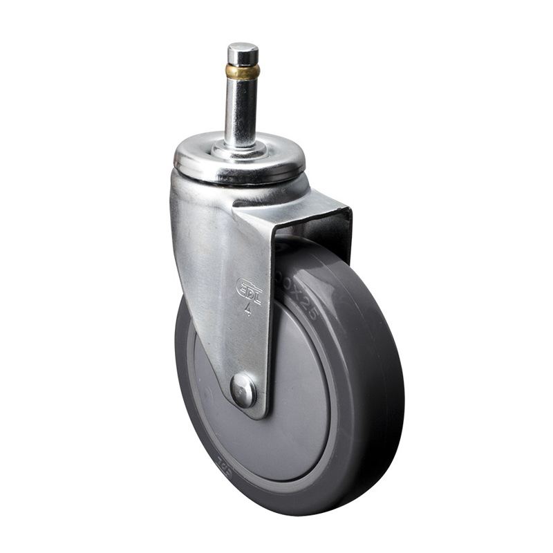 EDL Light 4'' 80kg Stem Swivel PU Caster 37154-374-77