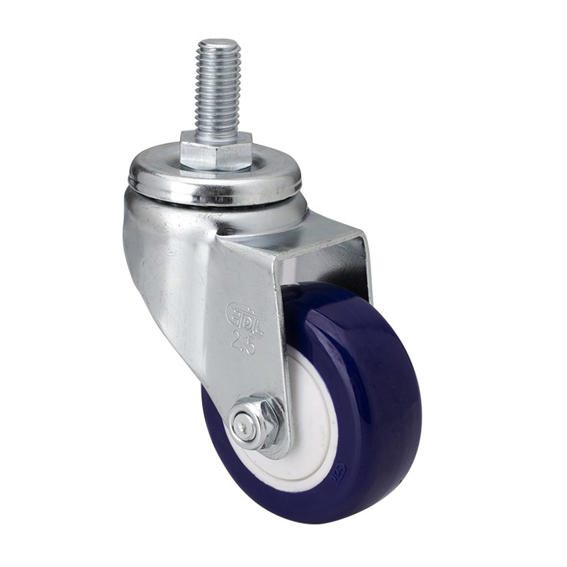 EDL Light 2.5" 80kg Threaded Swivel TPU Caster 371325-3725-87