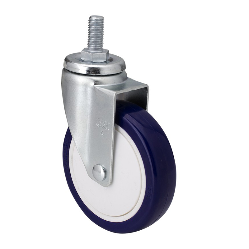 EDL Light 4" 80kg Threaded Swivel TPU Caster 37134-374-87