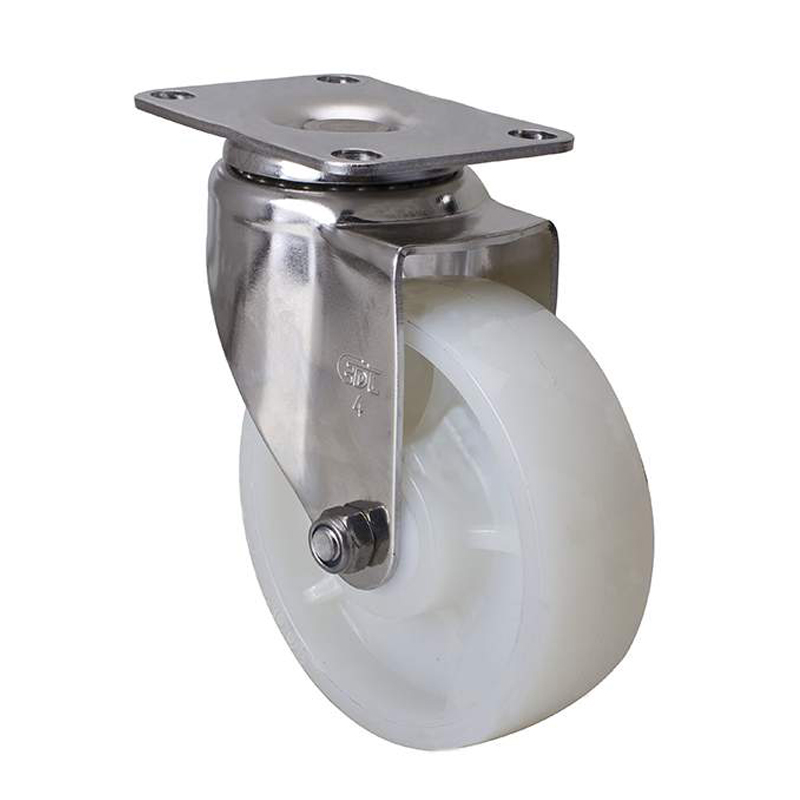 EDL Stainless Steel Medium 4'' 150kg Plate Swivel TPA Caster S54714-S544-25