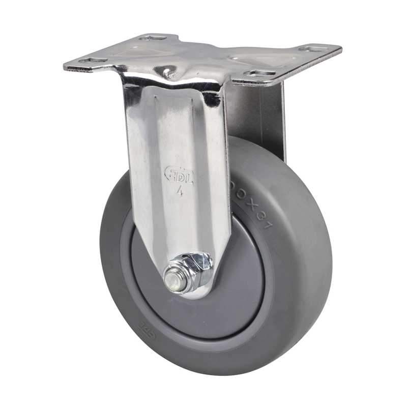 EDL Medium 4'' 110Kg Rigid TPE Caster 57204-574-57