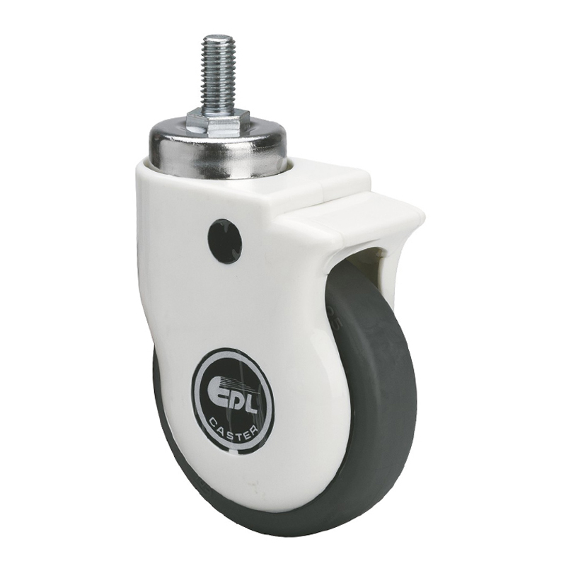 EDL 3'' 70kg Threaded Brake TPE Medical Caster E37143H-E373-57