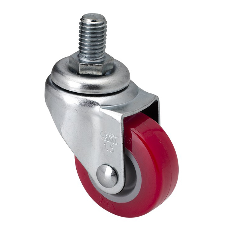 EDL Mini 1.5'' 30kg Threaded Swivel TPU Caster 201315-2015-82