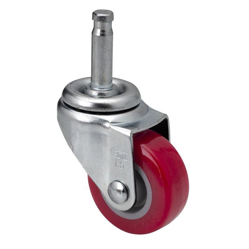 EDL Mini 1.5'' 30kg Stem Swivel TPU Caster 201515-2015-82