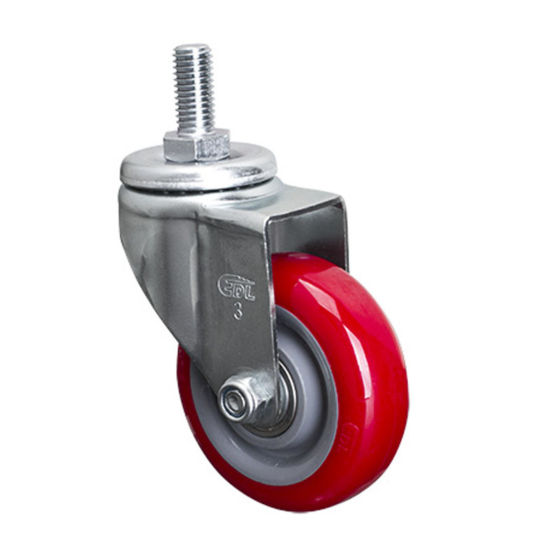 EDL Light 3'' 80kg Threaded Swivel TPU caster 36133-363-86