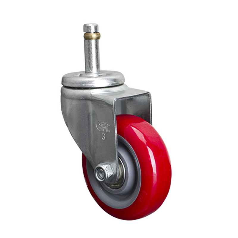 EDL Light 3'' 80kg Stem Swivel TPU caster 36153-363-86