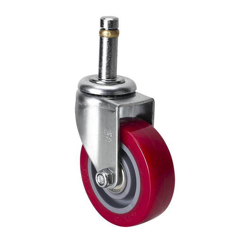 EDL Mini 2.5" 40Kg Stem Swivel TPU Caster 261525-2625-86