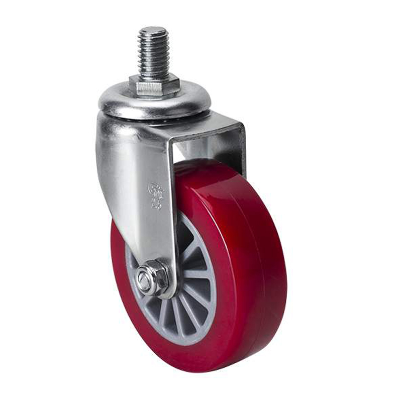 EDL Mini 2.5'' 35kg Threaded Swivel TPU Caster 261325-2625-83