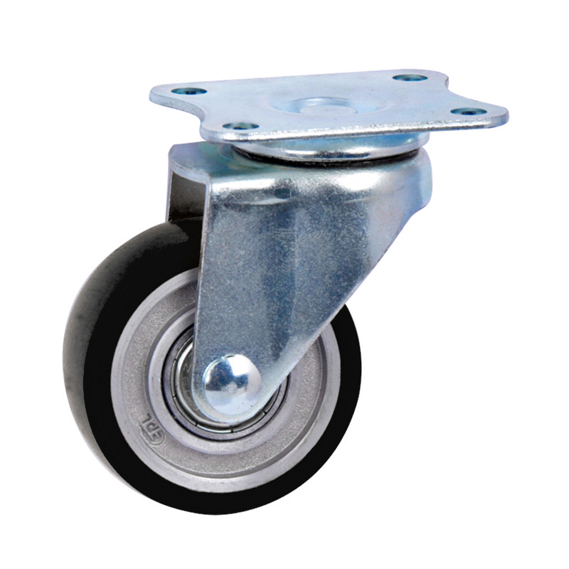 EDL Anti-electrostatic Mini 2'' 50kg Plate Swivel TPU Caster 26112-A262-86A