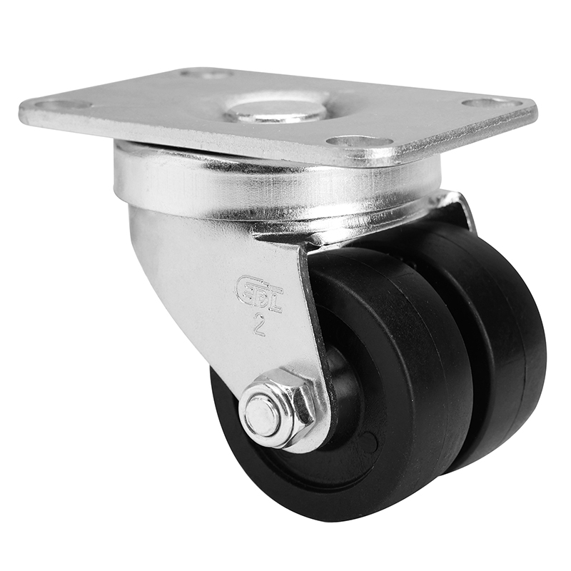 EDL Low Gravity 2" 180kg Plate Swivel PA Machine Caster M61112-M612-13