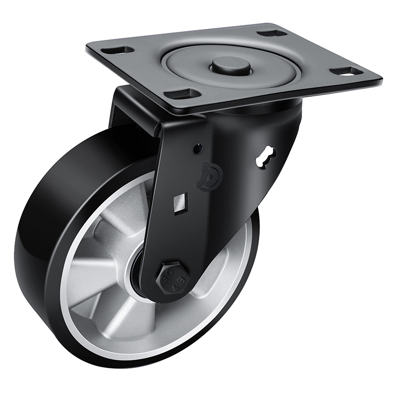 JARABO High-powered heavy 6"460kg Plate Swivel TPU Caster J77516-A736-86A/M12X80