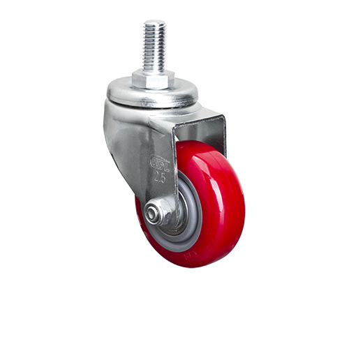 EDL Light 2.5'' 80kg Threaded Swivel TPU Caster 361325-3625-86