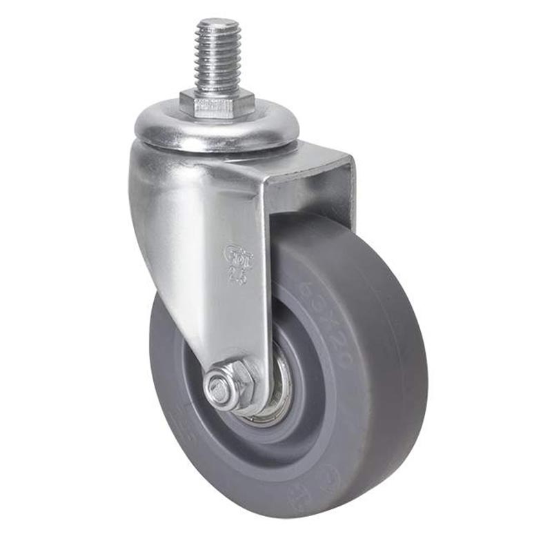 EDL Mini 2.5'' 35kg Threaded Swivel TPE Caster 261325-2625-56